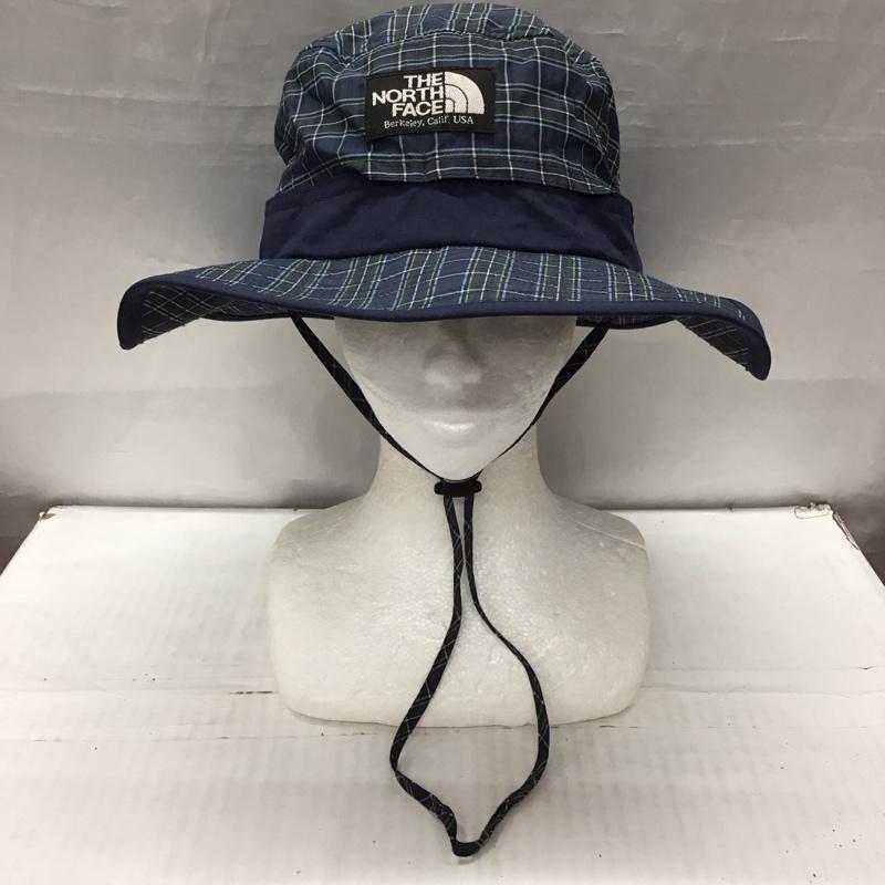 ザノースフェイス THE NORTH FACE 帽子 ハット NN01227 ホライズンハット チェック 紺 / ネイビー /  メンズ USED 古着 中古 10117744
