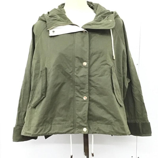 ザラウーマン ZARA WOMAN ジャケット、上着 ジャケット、ブレザー ジップアップジャケット フード付きジャケット アウター ミリタリー S 無地 カーキ / カーキ /  レディース USED 古着 中古 10125245