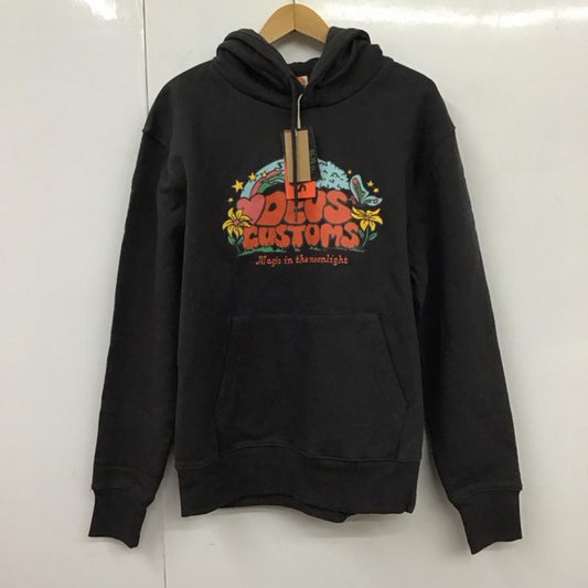 デウスエクスマキナ DEUS EX MACHINA パーカー 長袖 M プリント チャコールグレー / チャコールグレー /  メンズ USED 古着 中古 10130762