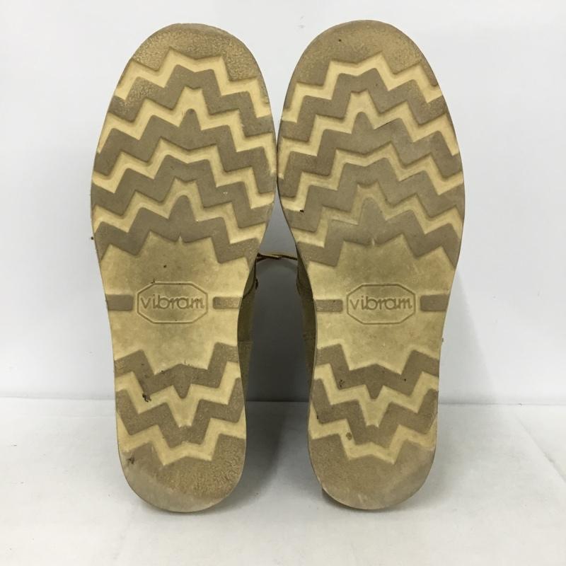 ダナー Danner ブーツ ショートブーツ D4124 レースアップ ワークブーツ スエード 8.5 ロゴ、文字 ベージュ / ベージュ /  メンズ USED 古着 中古 10146877