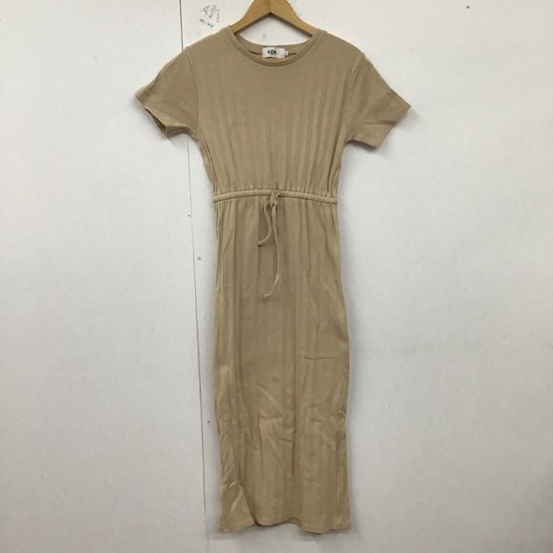 アズールバイマウジー AZUL BY MOUSSY ワンピース ロングスカート S 無地 ベージュ / ベージュ /  レディース USED 古着 中古 10129160