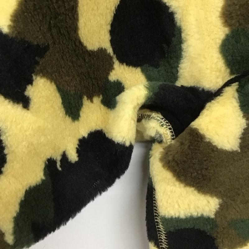 アベイシングエイプ A BATHING APE ジャケット、上着 ジャンパー、ブルゾン フリースジャケット カモ柄 スタンドカラー M カモフラージュ柄・迷彩 黒 / ブラック / X ベージュ / ベージュ / X カーキ / カーキ /  メンズ USED 古着 中古 10139513