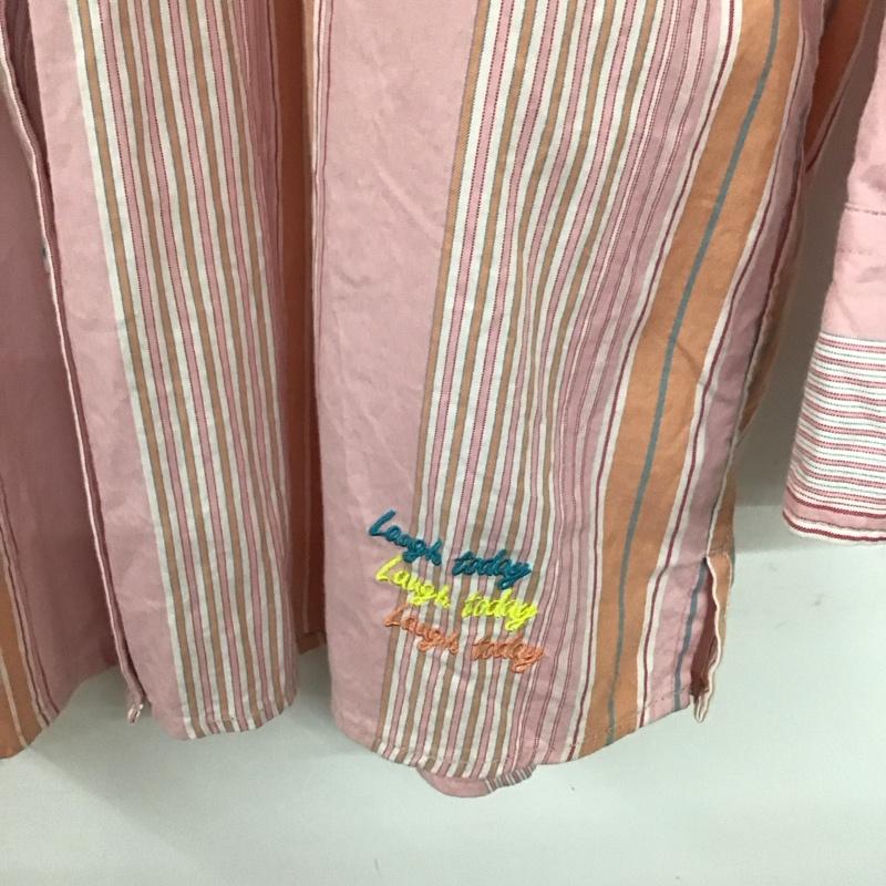ニコアンド niko and... シャツ、ブラウス 長袖 nkn32643SM ワイドシルエット M ストライプ マルチカラー / マルチカラー /  レディース USED 古着 中古 10133383