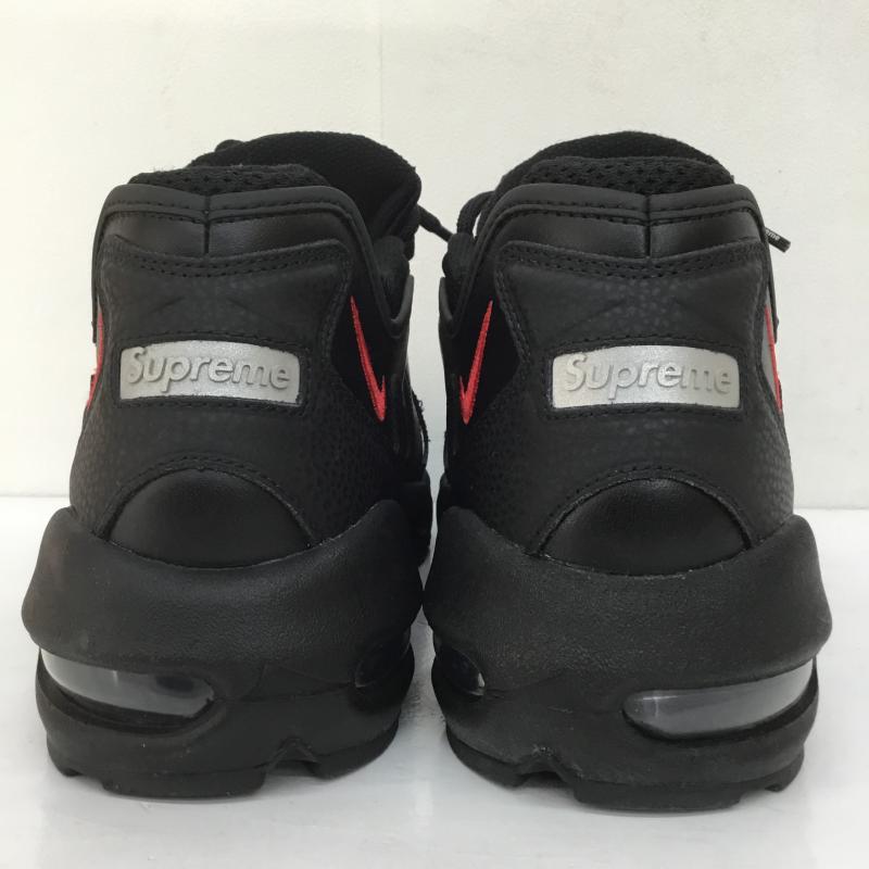 ナイキ NIKE スニーカー スニーカー SUPREME シュプリーム AIR MAX 96 エアマックス 96 CV7652-002 28.5cm ロゴ、文字 黒 / ブラック /  メンズ USED 古着 中古 10105898