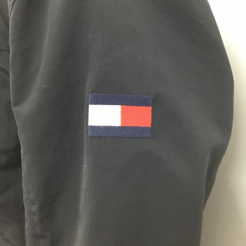 トミーヒルフィガー TOMMY HILFIGER ジャケット、上着 ジャケット、ブレザー C81 78B2079 ナイロンジャケット M ロゴ、文字 黒 / ブラック /  メンズ USED 古着 中古 10107039