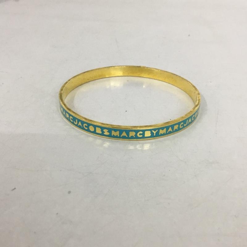 マークバイマークジェイコブス MARC by MARC JACOBS アクセサリー ブレスレット、バングル ロゴ、文字 金 / ゴールド / X 水色 / ライトブルー /  レディース USED 古着 中古 10137925