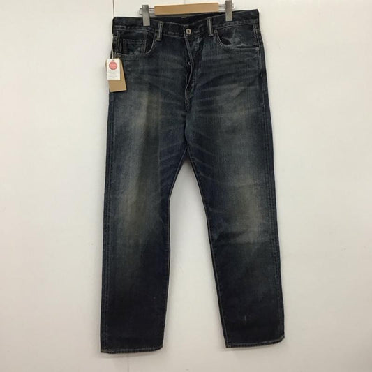 ステュディオ・ダ・ルチザン STUDIO D ARTISAN パンツ デニム、ジーンズ デニムパンツ ワイドパンツ カジュアルパンツ G3大戦 セルビッチ 36 無地 インディゴ / インディゴ /  メンズ USED 古着 中古 10130517