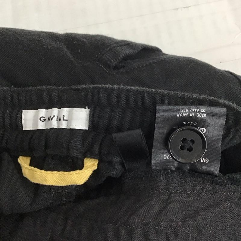 ガヴィル GAVIAL パンツ ワークパンツ、ペインターパンツ カジュアルパンツ ワークパンツ ワイドパンツ サイドラインパンツ L ロゴ、文字 黒 / ブラック / X 緑 / グリーン /  メンズ USED 古着 中古 10109796