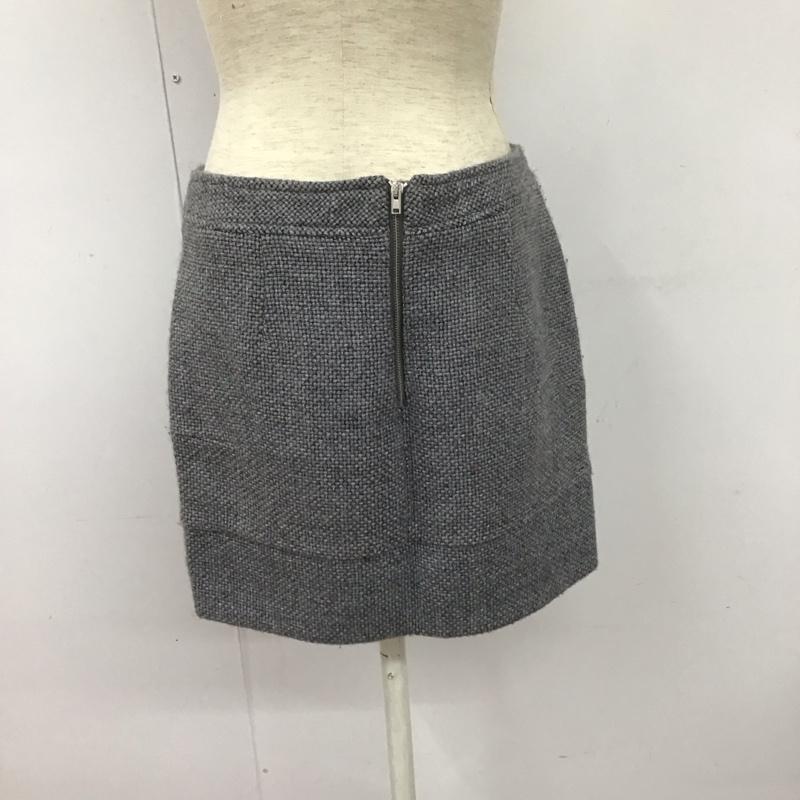 シーバイクロエ SEE BY CHLOE スカート ミニスカート ミニスカート タイトスカート ジップアップ 38 無地 灰 / グレー /  レディース USED 古着 中古 10125164