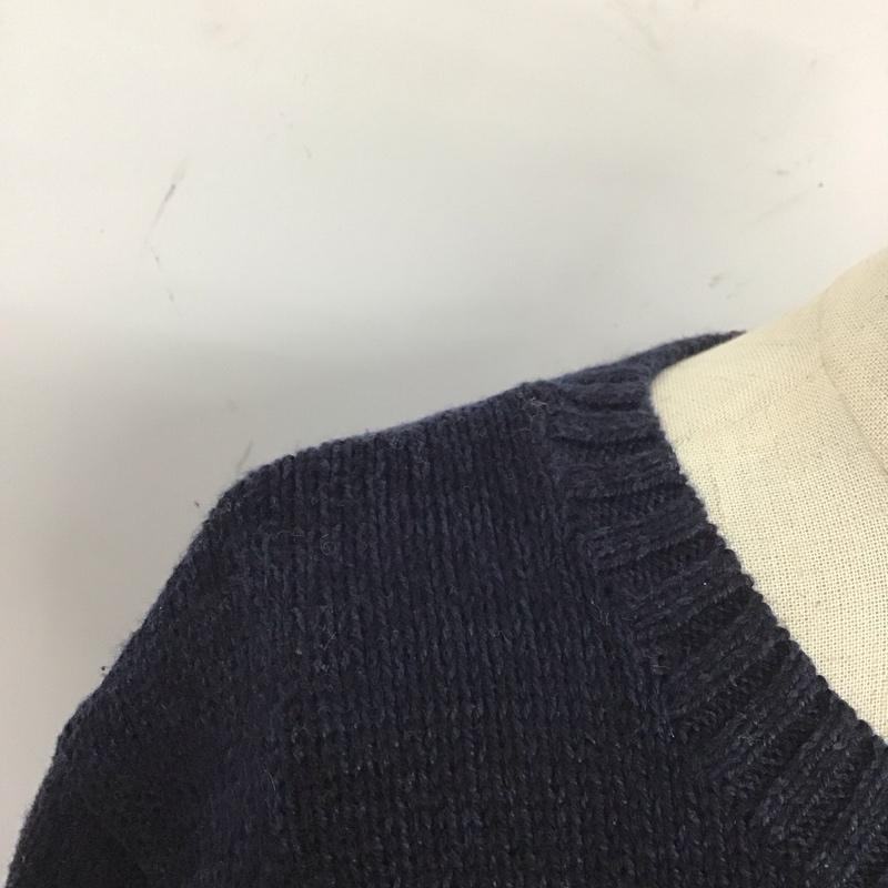 ポロラルフローレン POLO RALPH LAUREN ニット、セーター 長袖 長袖ニットカットソー ニット セーター クルーネックニット L プリント 紺 / ネイビー /  レディース USED 古着 中古 10113757
