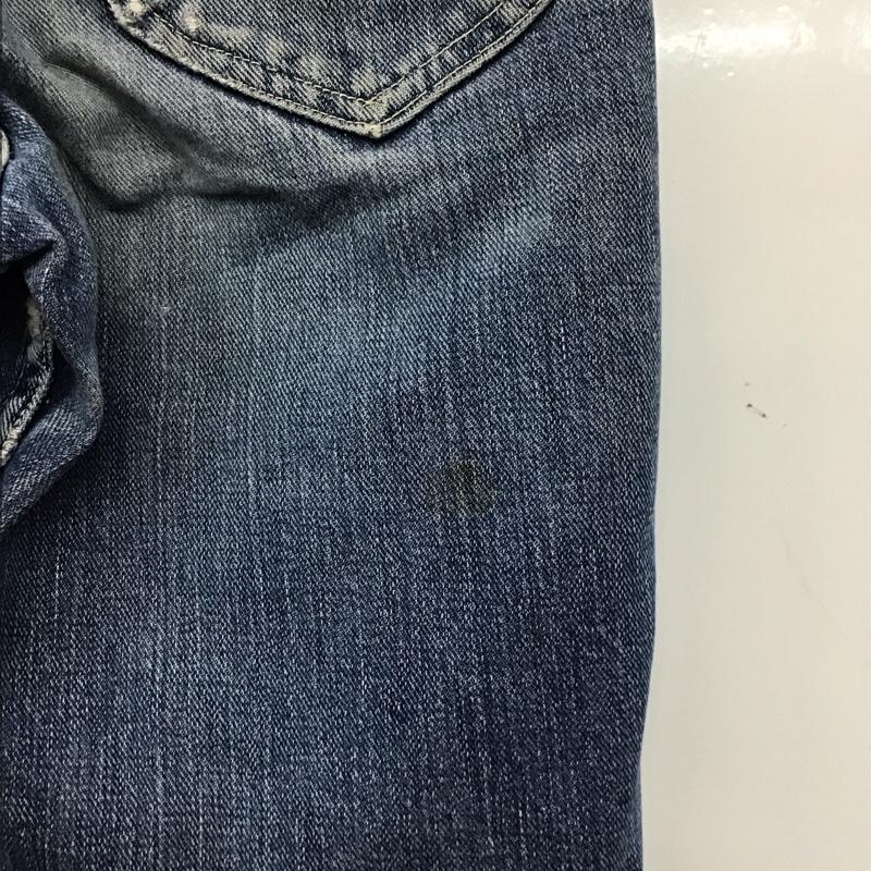 リー Lee パンツ デニム、ジーンズ 無地 インディゴ / インディゴ /  ボーイズ USED 古着 中古 10136956