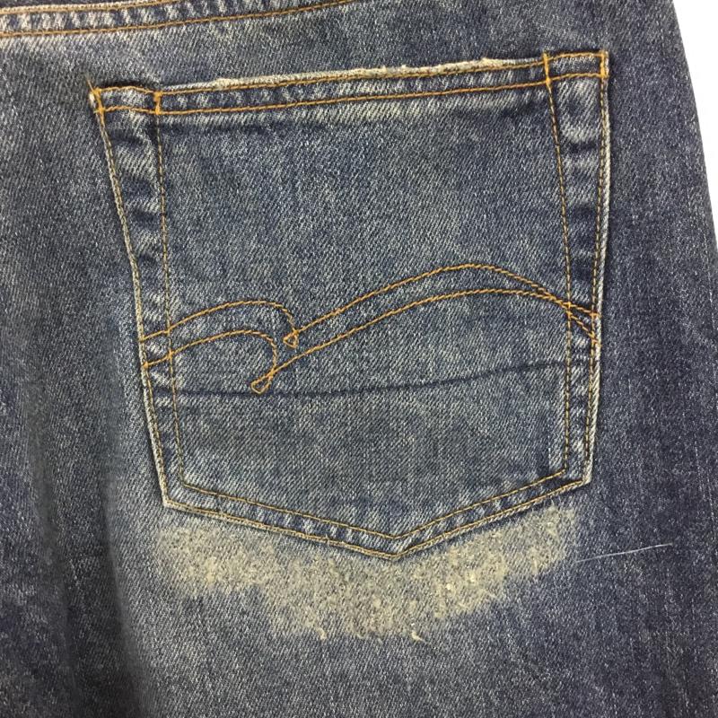 スタディオダルチザン STUDIOD ARTISAN&SA パンツ デニム、ジーンズ デニムパンツ ストレートパンツ ワイドパンツ カジュアルパンツ 30インチ 無地 インディゴ / インディゴ /  メンズ USED 古着 中古 10109490