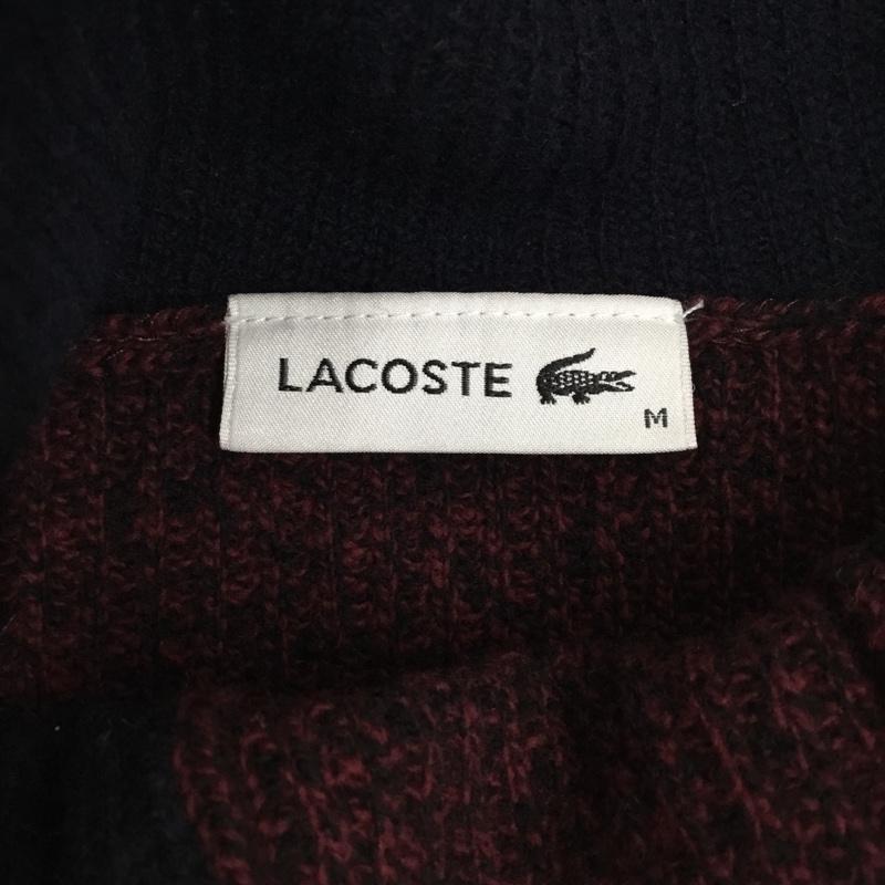 ラコステ LACOSTE ニット、セーター 長袖 長袖ニットカットソー ニット セーター タートルネックニット M 無地 マルチカラー / マルチカラー /  メンズ USED 古着 中古 10122325