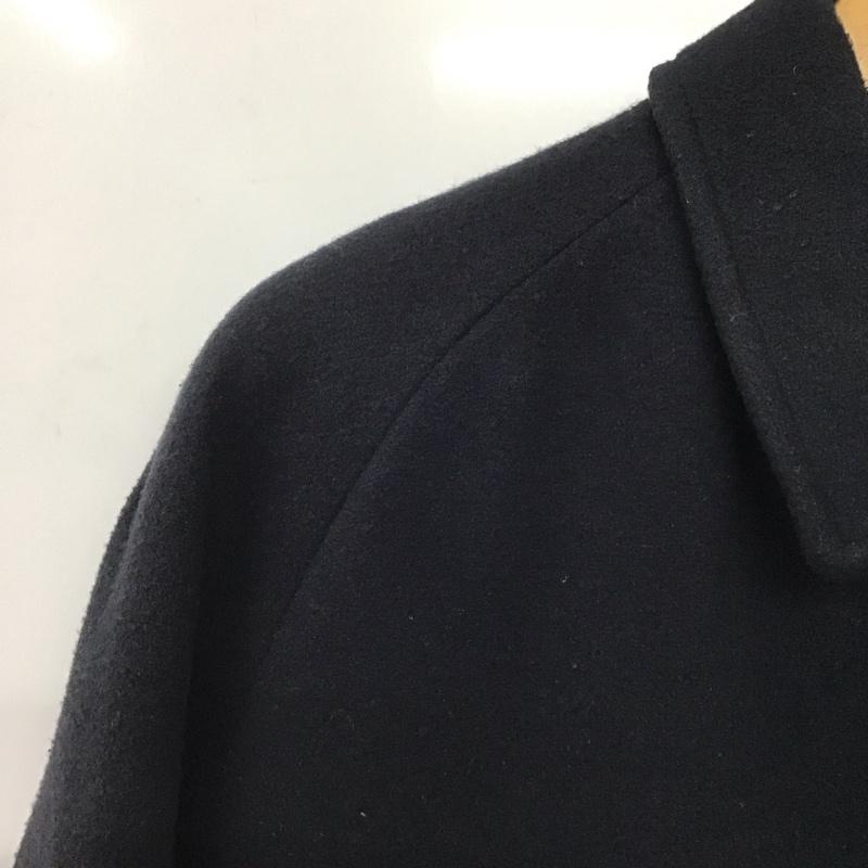 ナノユニバース nano・universe コート コート一般 672-4211201 テック メルトンステンカラーコート M 無地 紺 / ネイビー /  メンズ USED 古着 中古 10145961