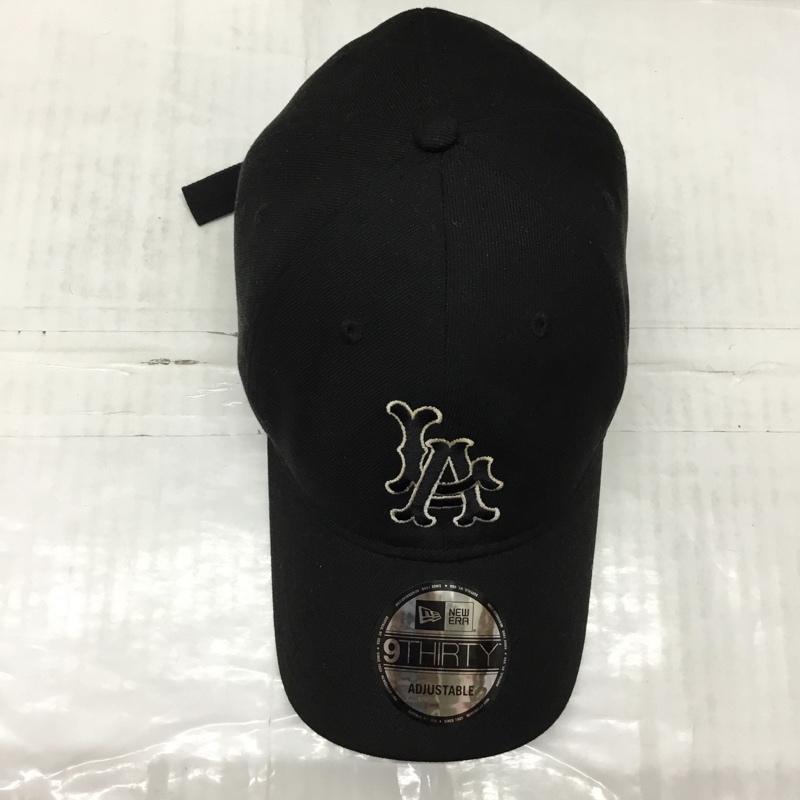 ニューエラ NEW ERA 帽子 キャップ 9THIRTY LA ロサンゼルス ドジャース ロゴ、文字 黒 / ブラック /  メンズ USED 古着 中古 10120334