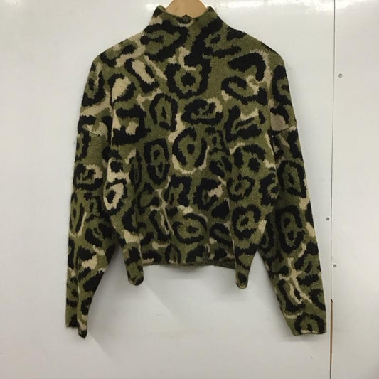 ザラ ZARA ニット、セーター 長袖 M 総柄 マルチカラー / マルチカラー /  レディース USED 古着 中古 10139566