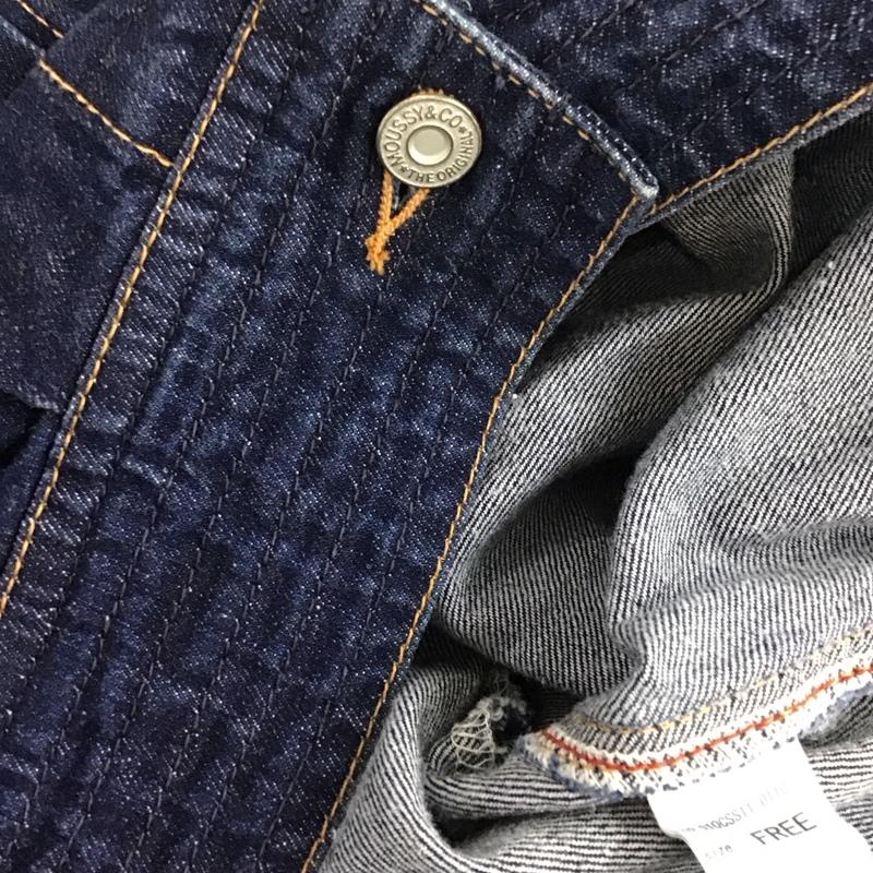 マウジー MOUSSY ジャケット、上着 ジャケット、ブレザー 010CSS11-0110 PUFF SLEEVE DENIM JACKET FREE 無地 インディゴ / インディゴ /  レディース USED 古着 中古 10140472