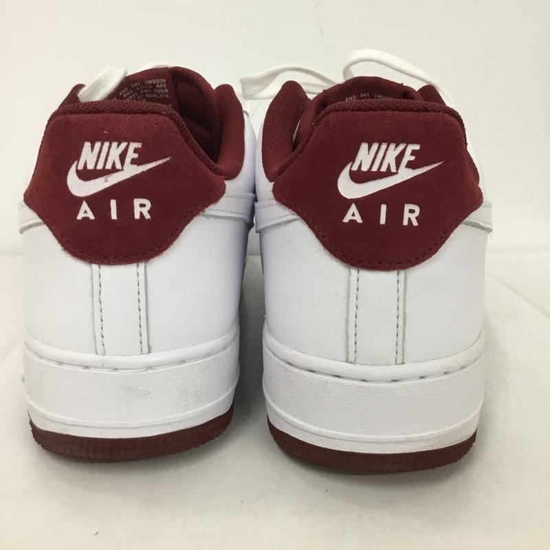 ナイキ NIKE スニーカー スニーカー HM9483-100 AIR FORCE 1 07 LV8 29cm 箱有 29.0cm ロゴ、文字 白 / ホワイト / X ボルドー / ボルドー /  メンズ USED 古着 中古 10132562