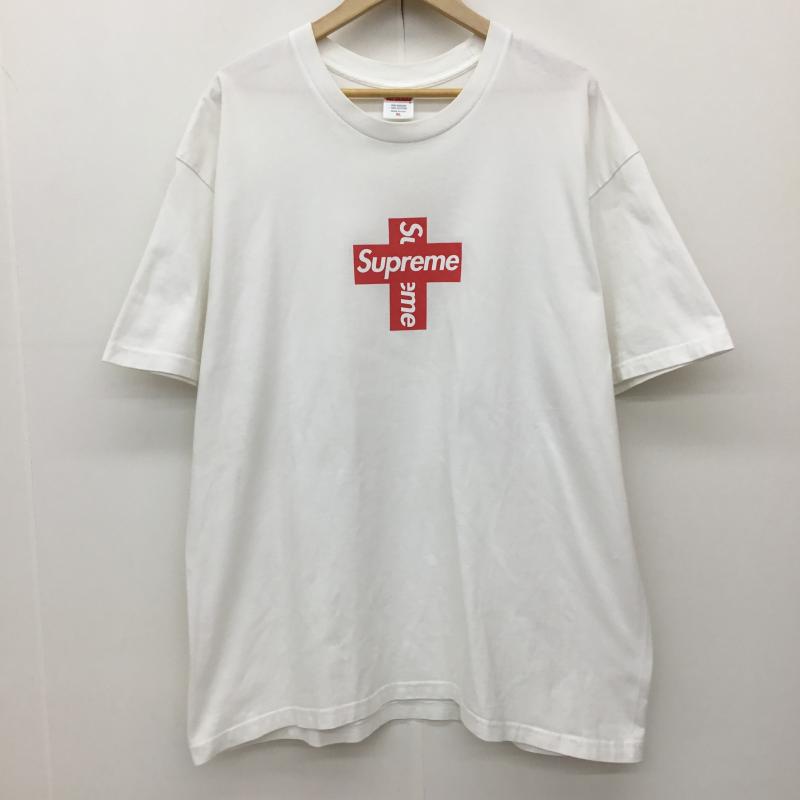 シュプリーム Supreme Tシャツ 半袖 Cross Box Logo Tee XL ロゴ、文字 白 / ホワイト /  メンズ USED 古着 中古 10134743