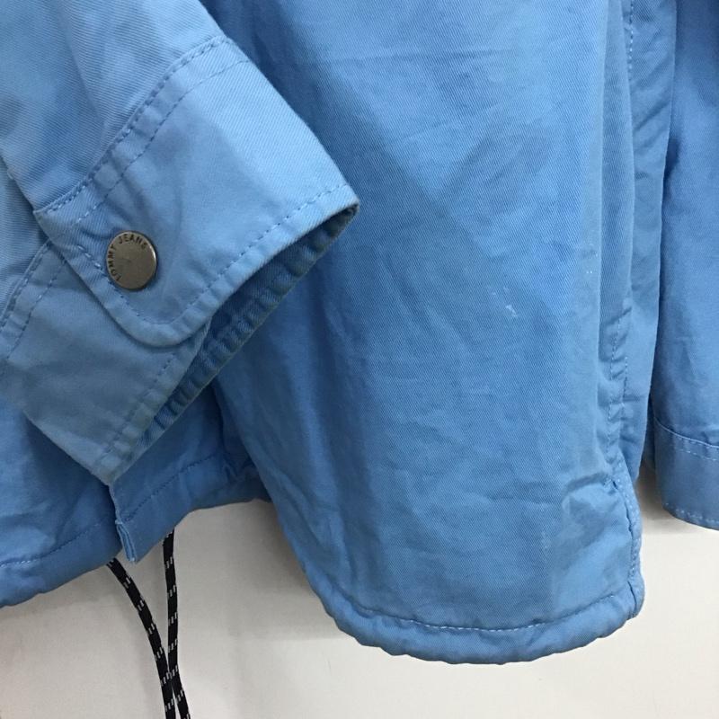 トミーヒルフィガー TOMMY HILFIGER ジャケット、上着 ジャケット、ブレザー 長袖ジャケット アウター 前ボタン カラージャケット L ロゴ、文字 青 / ブルー /  メンズ USED 古着 中古 10138623