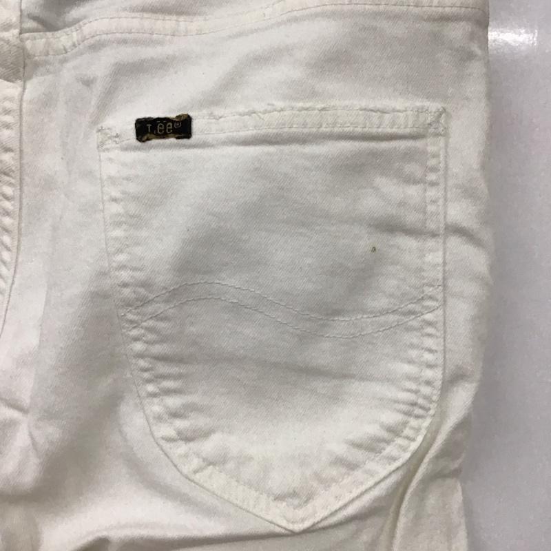 リーライダース LEERIDERS パンツ デニム、ジーンズ デニムパンツ スリムパンツ ストレッチパンツ ジーンズ akm S 無地 白 / ホワイト /  メンズ USED 古着 中古 10117838