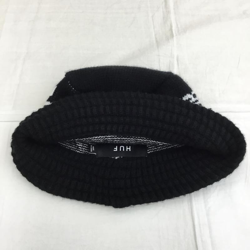 ハフ HUF 帽子 ハット BARBED WIRE KINT BUCKET HAT バケットハット FREE ロゴ、文字 黒 / ブラック /  メンズ USED 古着 中古 10136542
