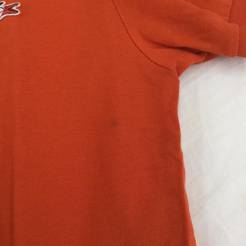 ラコステ LACOSTE ポロシャツ 半袖 LACOSTE ポロシャツ　NO.PH070P 3 ワンポイント X ロゴ、文字 橙 / オレンジ /  メンズ USED 古着 中古 10128708