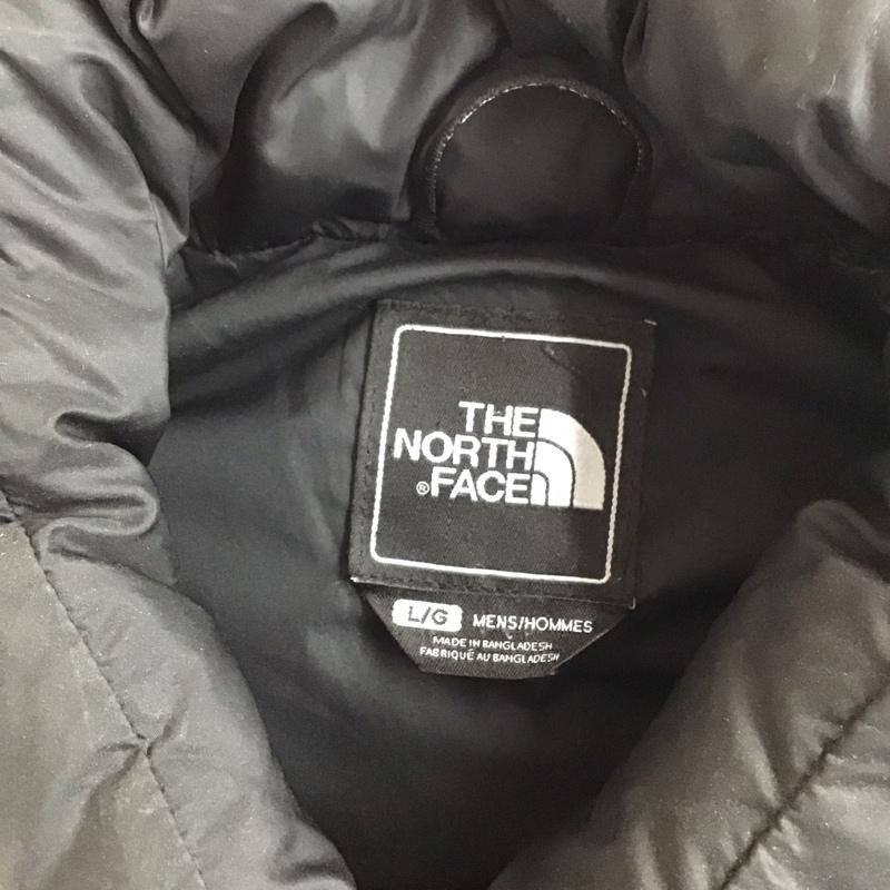 ザノースフェイス THE NORTH FACE ジャケット、上着 ジャンパー、ブルゾン ジップアップジャケット ジャンパー ダウンジャケット カジュアルジャケット アウター L ロゴ、文字 黒 / ブラック /  メンズ USED 古着 中古 10120625