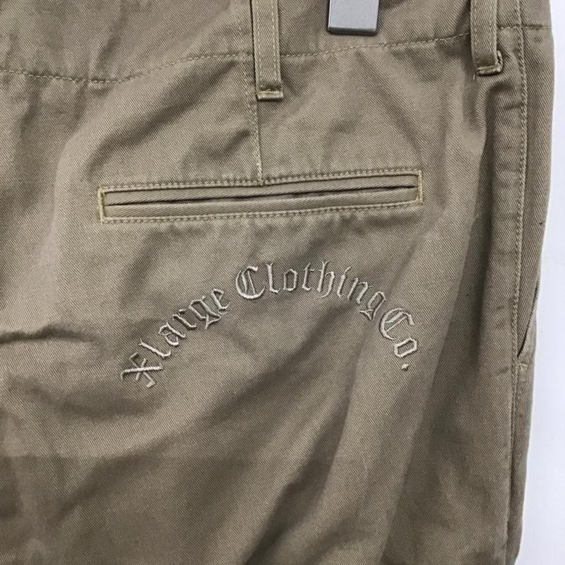 エクストララージ XLARGE パンツ ワークパンツ、ペインターパンツ 七分丈パンツ ショートパンツ ワイドパンツ 32インチ ロゴ、文字 ベージュ / ベージュ /  メンズ USED 古着 中古 10148580