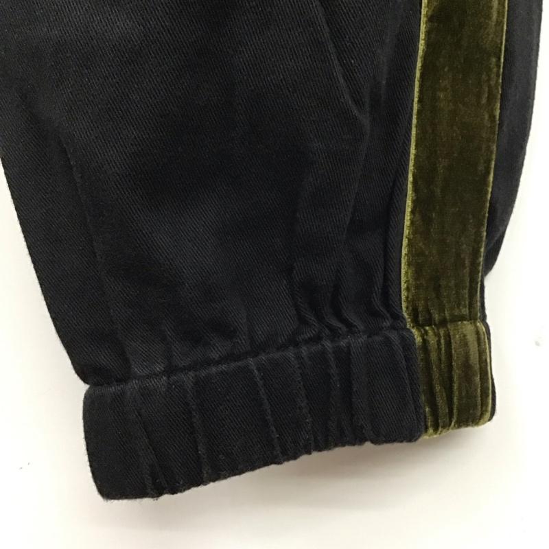 ガヴィル GAVIAL パンツ ワークパンツ、ペインターパンツ カジュアルパンツ ワークパンツ ワイドパンツ サイドラインパンツ L ロゴ、文字 黒 / ブラック / X 緑 / グリーン /  メンズ USED 古着 中古 10109796