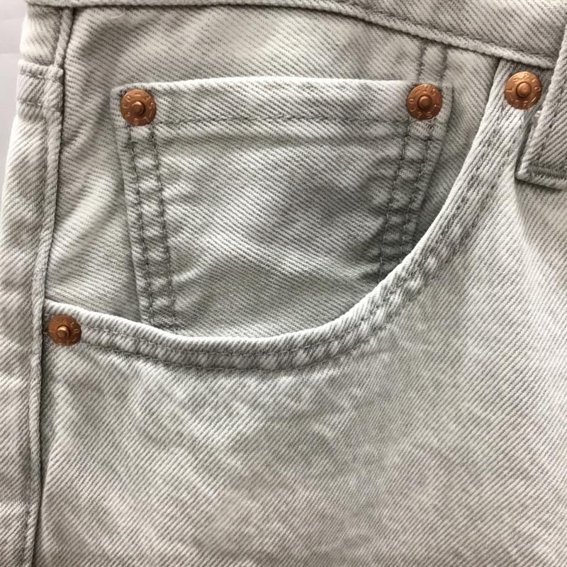 リーバイストラウスアンドコー Levi Strauss & co. パンツ デニム、ジーンズ デニムパンツ ストレートパンツ ワイドパンツ カジュアルパンツ 33インチ 無地 灰 / グレー /  メンズ USED 古着 中古 10115025