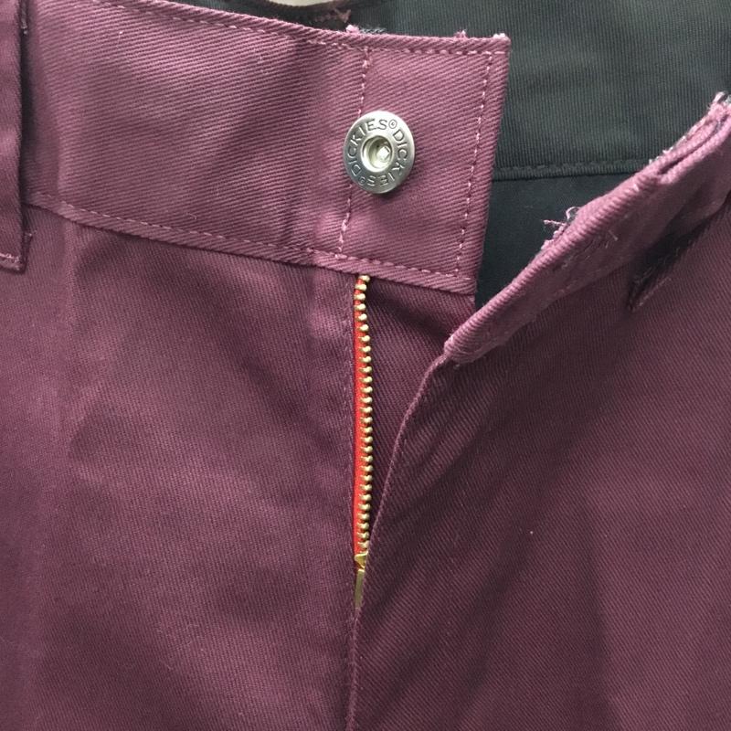 ディッキーズ Dickies パンツ ワークパンツ、ペインターパンツ ワークパンツ ワイドパンツ カジュアルパンツ skateboading 32インチ 無地 えんじ / ワインレッド /  メンズ USED 古着 中古 10122263