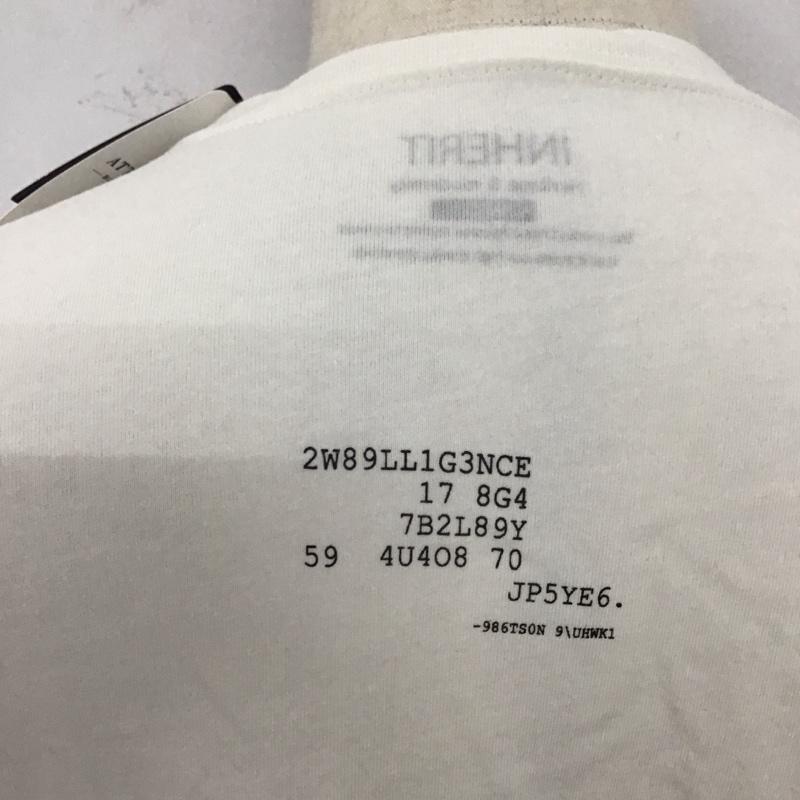 インヘリット INHERIT カットソー 長袖 長袖 L 無地 白 / ホワイト /  メンズ USED 古着 中古 10112699