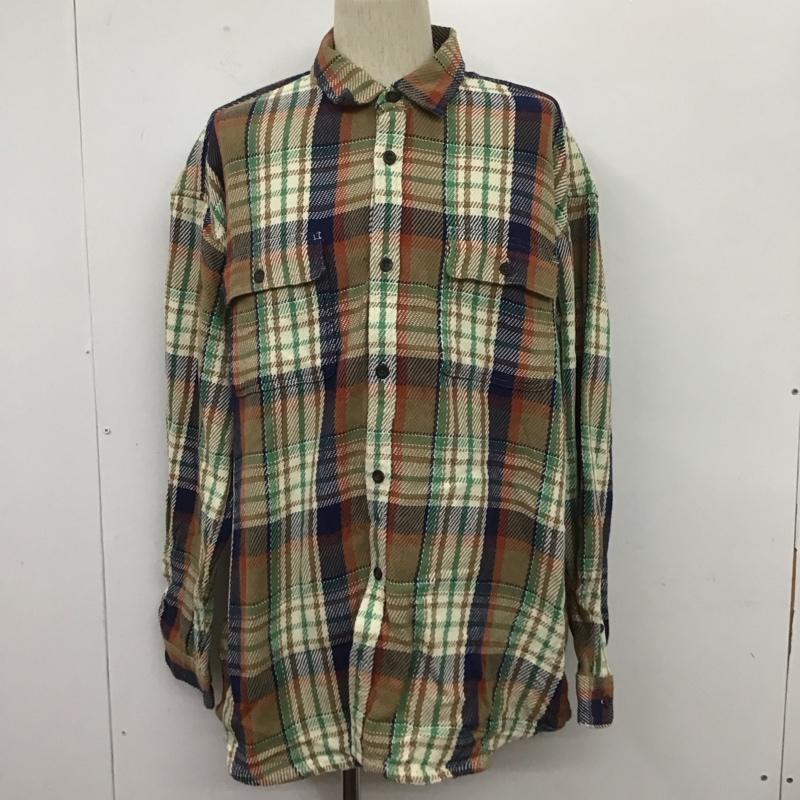 ギャップ GAP シャツ、ブラウス 長袖 長袖 XL チェック マルチカラー / マルチカラー /  メンズ USED 古着 中古 10106362