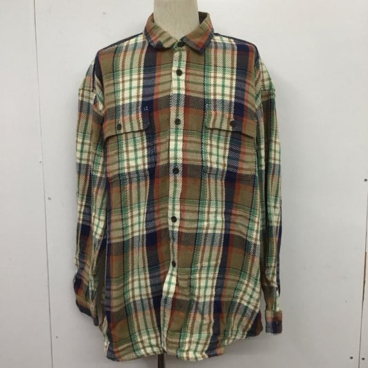 ギャップ GAP シャツ、ブラウス 長袖 長袖 XL チェック マルチカラー / マルチカラー /  メンズ USED 古着 中古 10106362