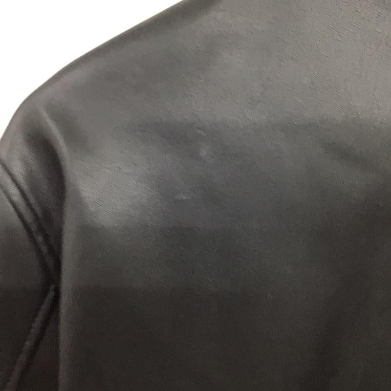 ザラ ZARA ジャケット、上着 ジャンパー、ブルゾン ジップアップ フェイクレザーライダース アウター L 無地 黒 / ブラック /  メンズ USED 古着 中古 10150614
