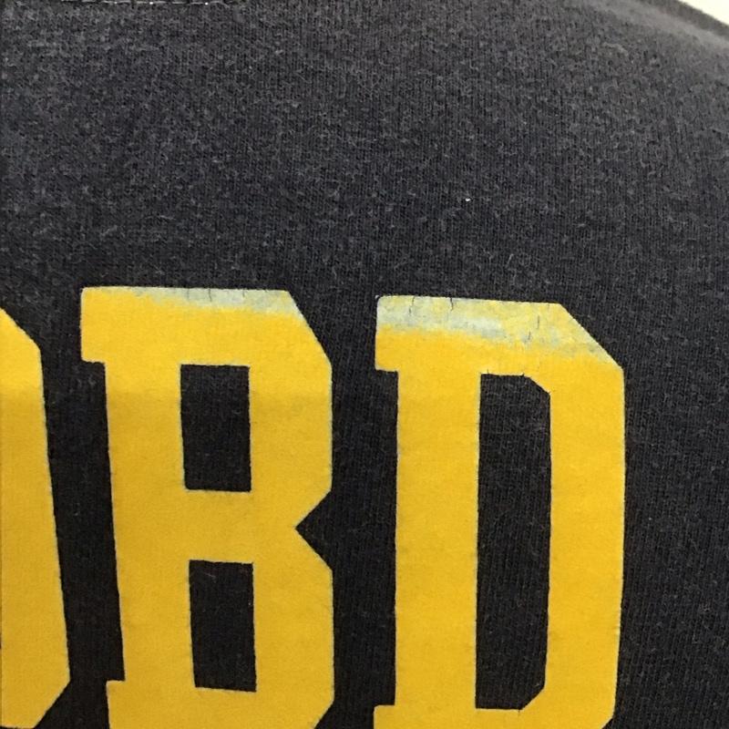 ハードバード HARD BIRD Tシャツ 半袖 クルーネック プリント ロゴ、文字 紺 / ネイビー /  メンズ USED 古着 中古 10111857