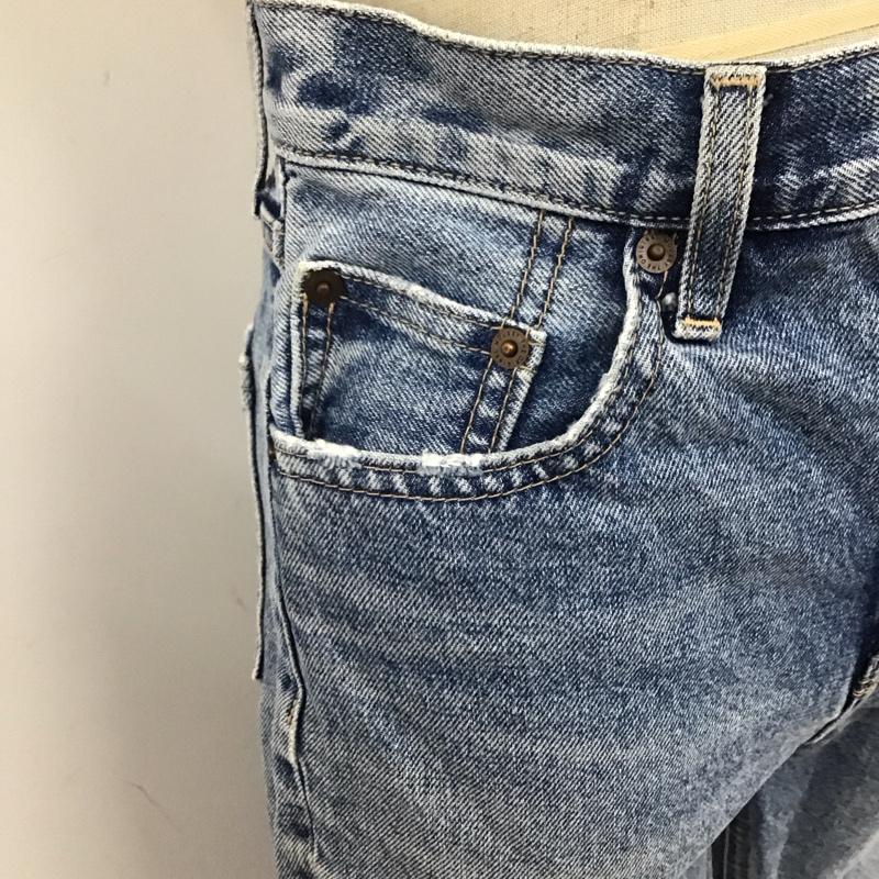 マウジー MOUSSY パンツ デニム、ジーンズ 010DAG11-5340 SIDE SLIT SLIM FLARE サイド スリット 無地 青 / ブルー /  レディース USED 古着 中古 10109713