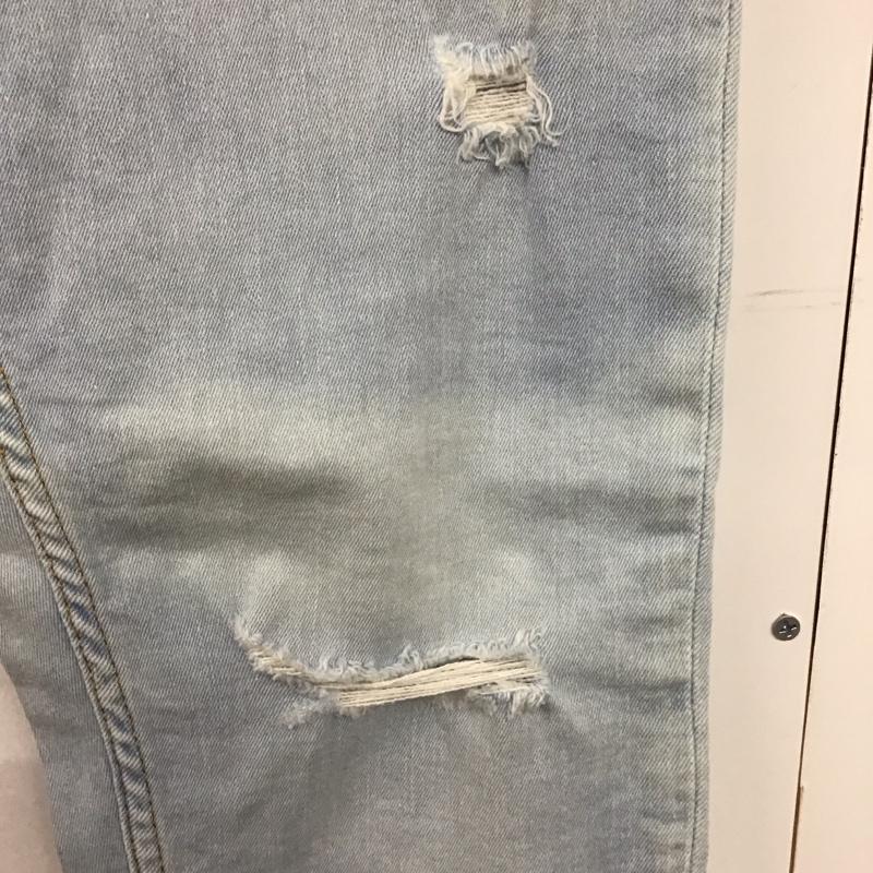 ザラ ZARA パンツ デニム、ジーンズ 40 無地 水色 / ライトブルー /  レディース USED 古着 中古 10142874