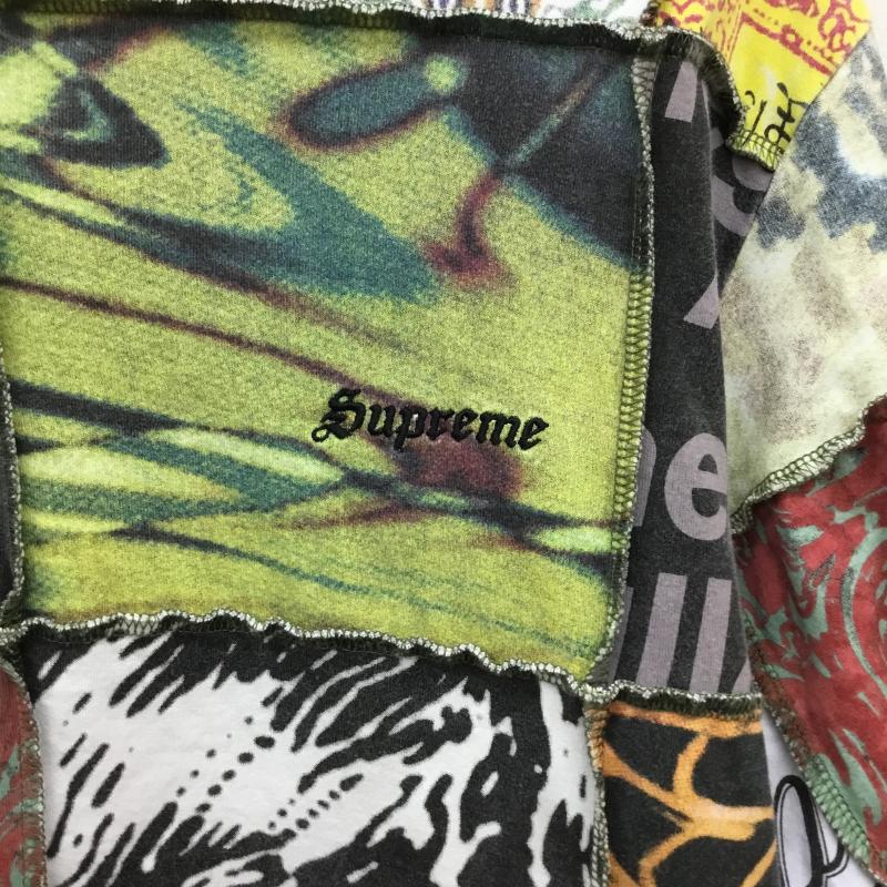 シュプリーム Supreme Tシャツ 長袖 Supreme Mosaic patchwork L/S Top M 総柄 緑 / グリーン /  メンズ USED 古着 中古 10122372