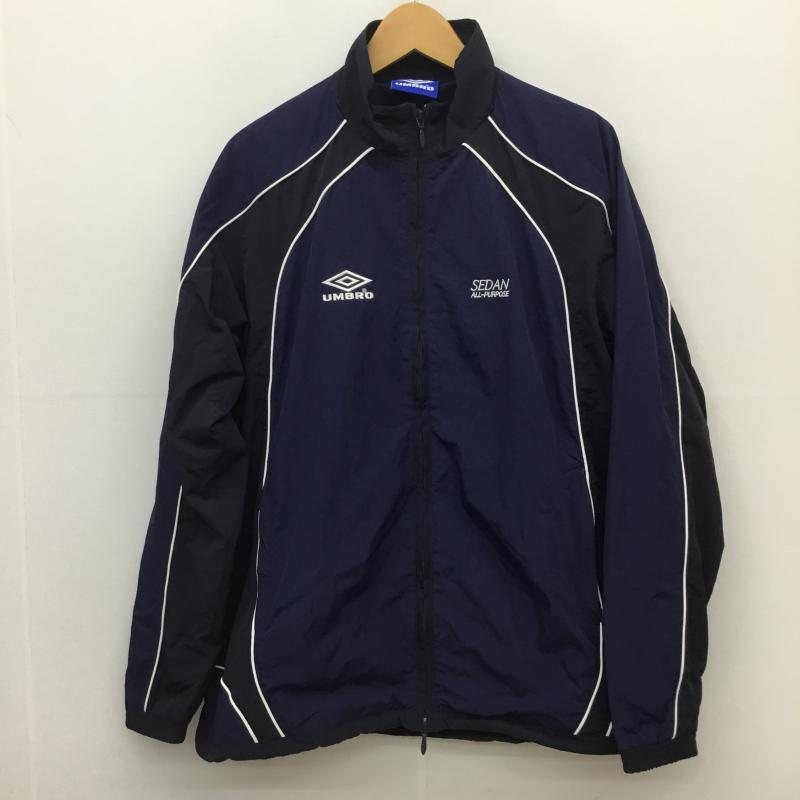 アンブロ UMBRO ジャケット、上着 ジャンパー、ブルゾン SEDAN ALL-PURPOSE セダンオールパーパス Woven Track Jacket SD24S-JK05 M 刺繍 X ロゴ、文字 紺 / ネイビー /  メンズ USED 古着 中古 10112597
