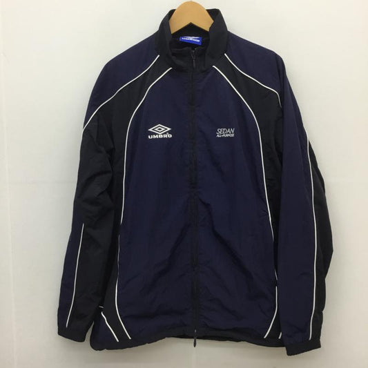 アンブロ UMBRO ジャケット、上着 ジャンパー、ブルゾン SEDAN ALL-PURPOSE セダンオールパーパス Woven Track Jacket SD24S-JK05 M 刺繍 X ロゴ、文字 紺 / ネイビー /  メンズ USED 古着 中古 10112597