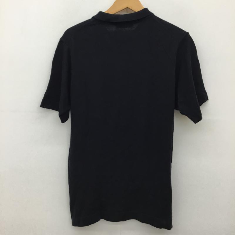 ワイズフォーメン Y s for men ポロシャツ 半袖 無地 黒 / ブラック /  メンズ USED 古着 中古 10139002