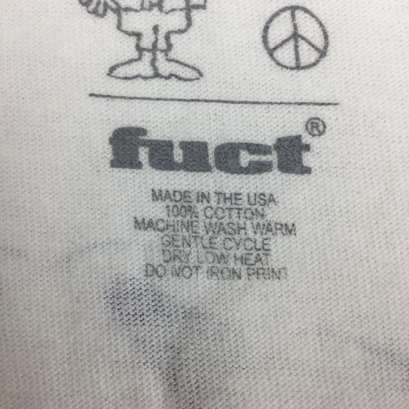 ファクト fuct Tシャツ 半袖 FUCTxMR,CARTOONデザインTシャツ S キャラクター 白 / ホワイト / X 紺 / ネイビー /  メンズ USED 古着 中古 10130860