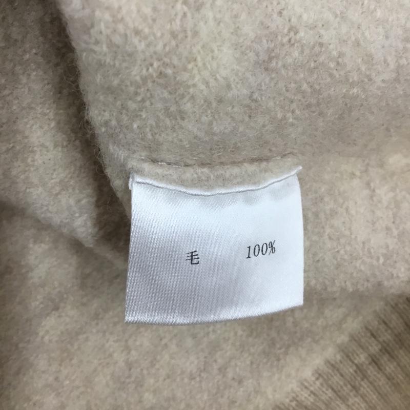 クリケット Cricket ニット、セーター 長袖 長袖ニットカットソー ニット セーター Vネックニット L 無地 ベージュ / ベージュ /  メンズ USED 古着 中古 10113358