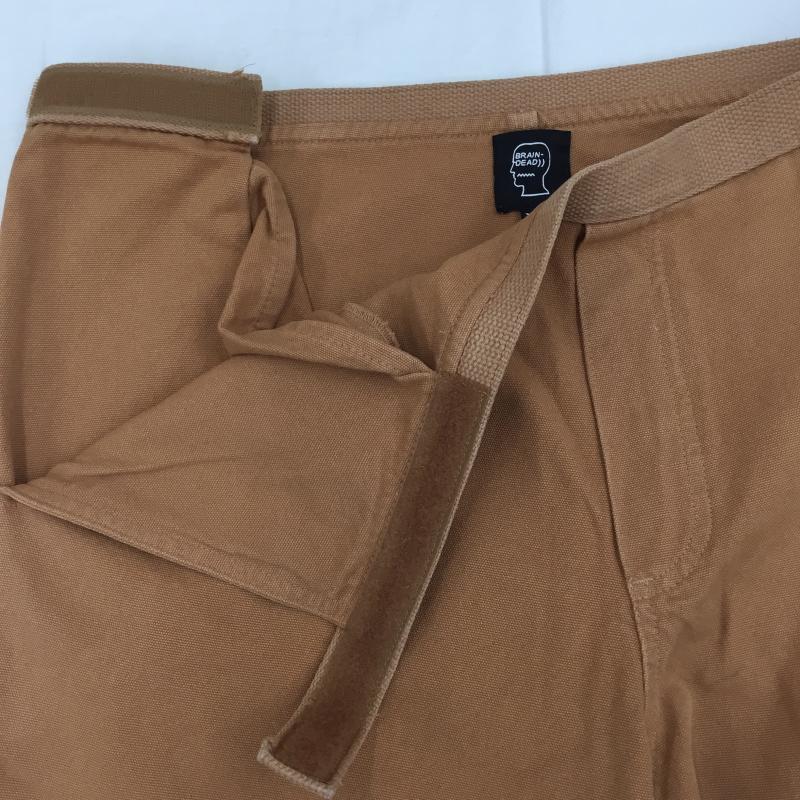 ブレインデット BRAIN DEAD パンツ ワークパンツ、ペインターパンツ XL ワンポイント X 無地 茶 / ブラウン /  メンズ USED 古着 中古 10119971