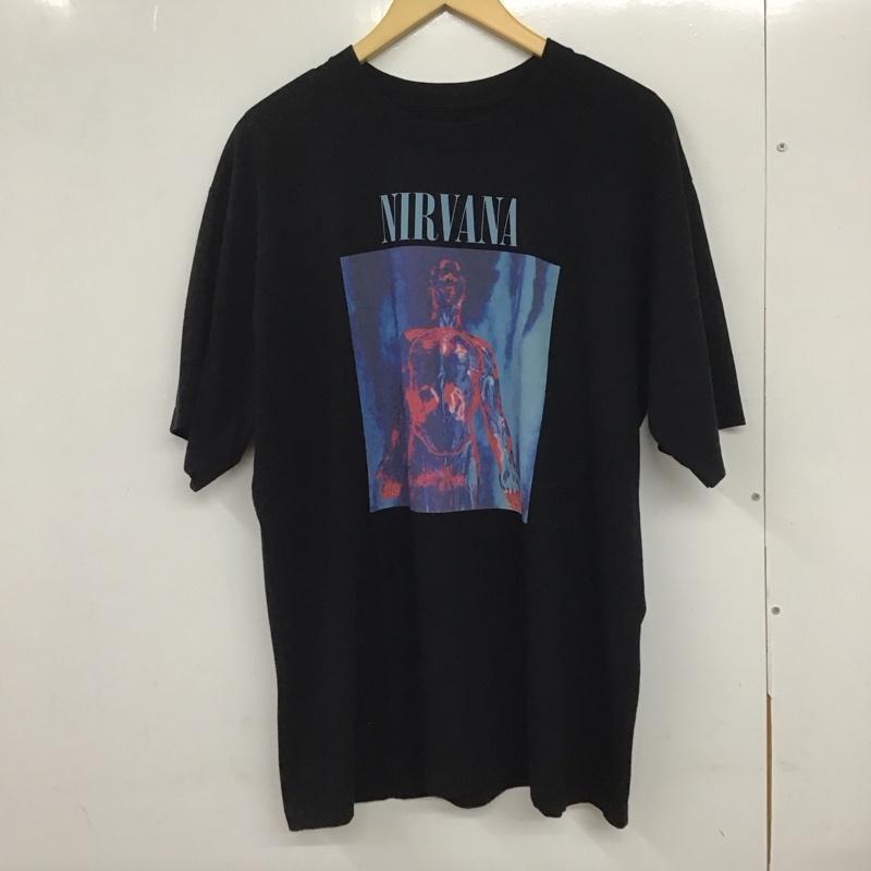ネイバーフッド NEIGHBORHOOD Tシャツ 半袖 241pcnh-st04s NIRVANATEESS-2 半袖カットソー プリントTシャツ L プリント 黒 / ブラック /  メンズ USED 古着 中古 10132285