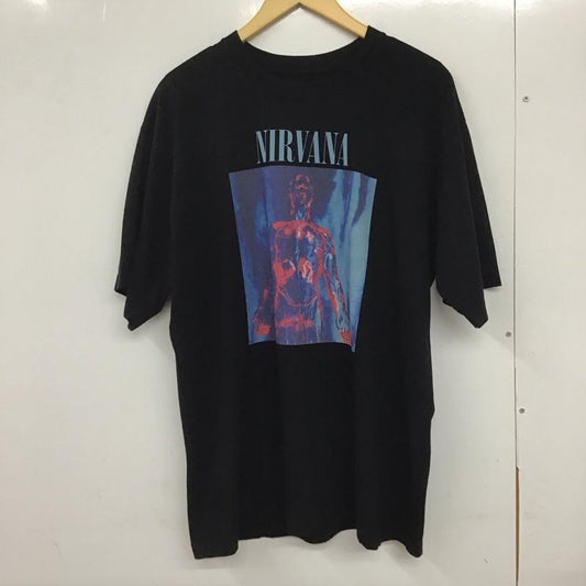 ネイバーフッド NEIGHBORHOOD Tシャツ 半袖 241pcnh-st04s NIRVANATEESS-2 半袖カットソー プリントTシャツ L プリント 黒 / ブラック /  メンズ USED 古着 中古 10132285