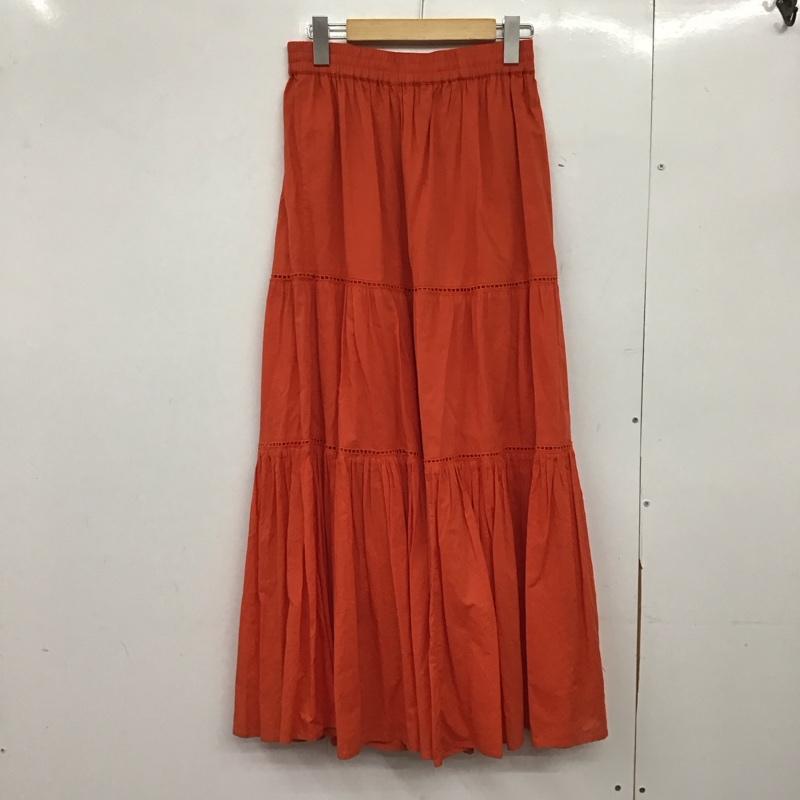 フリークスストア FREAK S STORE スカート ロングスカート 222-3148 ロングスカート FREE 無地 橙 / オレンジ /  レディース USED 古着 中古 10151093