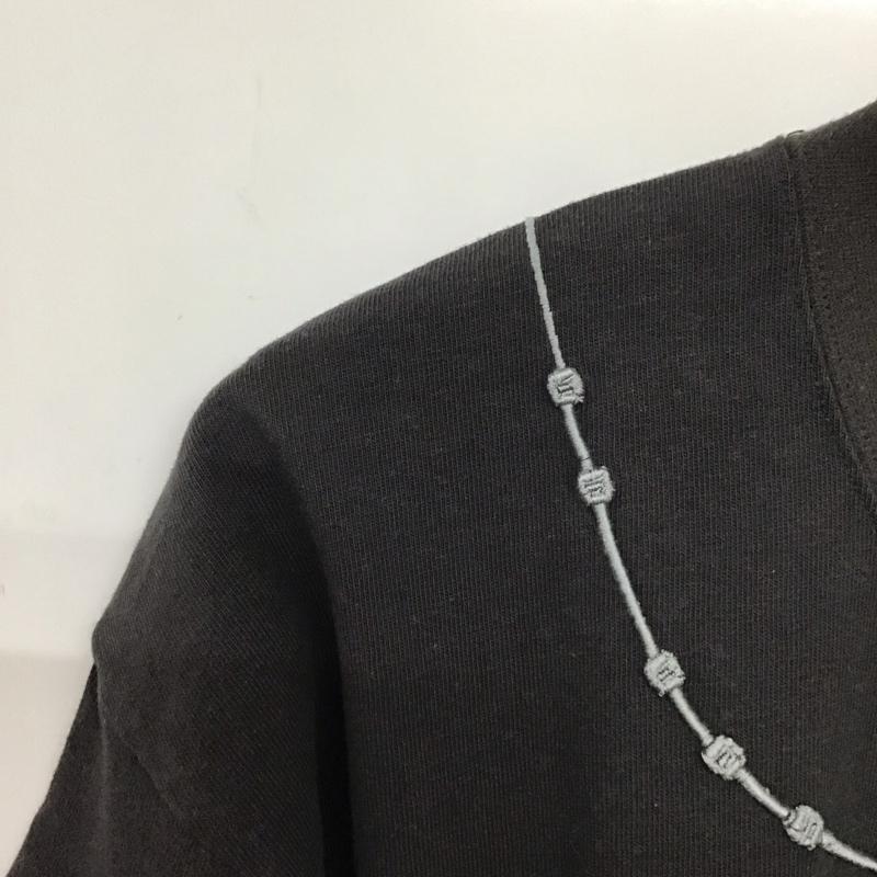 ネイバーフッド NEIGHBORHOOD Tシャツ 半袖 231lpnh-csm02 クロスエンブロイダリクルーネック 長袖カットソー S ロゴ、文字 灰 / グレー /  メンズ USED 古着 中古 10132289